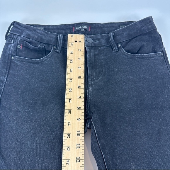 Dear John Jeans Womens 28 Black Crop Length - Picture 7 of 10